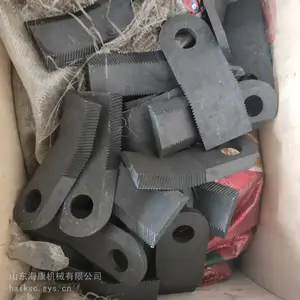 挖掘机割草机刀片 打草机淬火耐磨弯刀 粉草机刀头配件