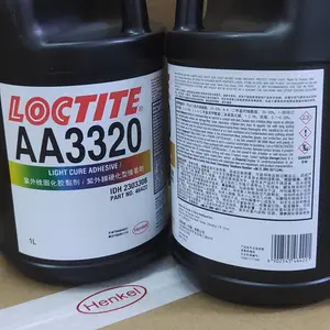 乐泰 AA3320 光固化胶粘剂 UV胶 金属塑料玻璃陶瓷 透明 1L