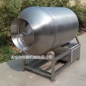 供应100L真空滚揉机 牛肉真空滚揉机 诸城创德滚揉机厂家