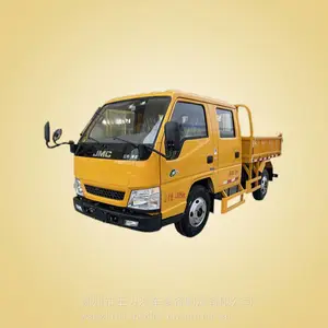 环卫公路养护双排自卸车 工程物料垃圾车 可下地库 加厚货厢