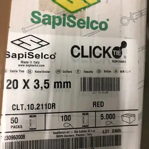 供应美国SapiSelco 扎带 CLT.10.2110R Artikel-Nr.: 141-228