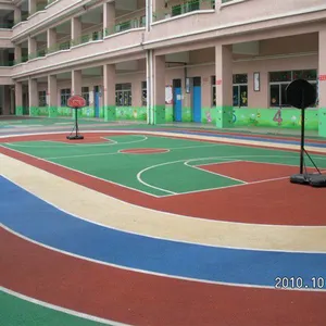 厂价直销 环保水性丙稀酸球场漆 地面施工户外运动场地 专业施工