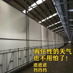 猪场卷帘价格 养殖场卷帘布牛场窗帘布 批发鸡舍卷帘