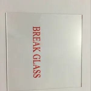 批发定制各种品牌 各种规格 各种图案手动报警器按钮替代玻璃片