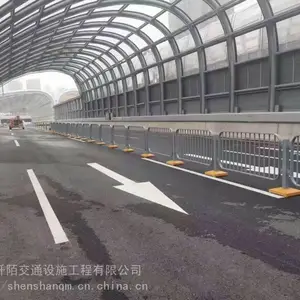 汕尾阡陌交通热熔标线,黄网格线,车位线