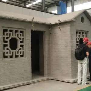 太空灰智能制造高科技建筑3D打印项目助力新农村建设厕所