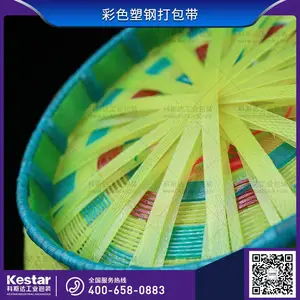 PET塑钢编织带-聚酯纤维塑钢线-托幕线定制生产直销