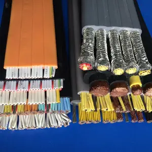 行车天车扁平电缆 圆形电缆替代 可定制长度 耐磨耐折
