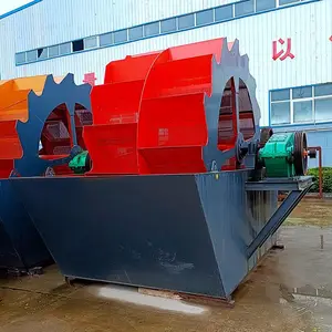 澜亚XSD2610轮式洗砂机 轮斗式洗沙机 水洗砂生产线设备