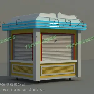 南昌主题公园商品售卖亭 景区美食小吃贩卖车 广场特产零售商铺