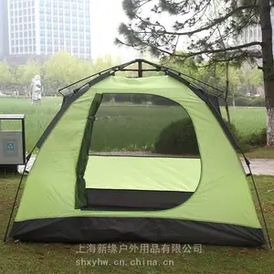 双层全自动露营帐篷纱窗防蚊透气带厅一室一厅出货快外贸