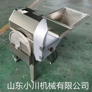 红萝卜切丁设备 牛蒡切丁机 韭菜切丁机工作效***