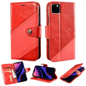 厂家直销创意新款iPhone 11Pro max多功能手机皮套苹果11翻盖插卡钱包手机保护套