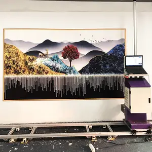深圳工业级壁画墙体彩绘机户外大型墙画绘画机uv打印机广告设备