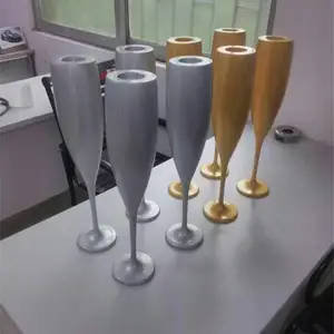 河南和业厂家手糊定制玻璃钢景观小品 玻璃钢酒杯美陈摆件