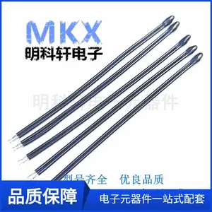 MF52D 黑线 10K B3435 1% 60MM 漆包线 热敏电阻 小黑头