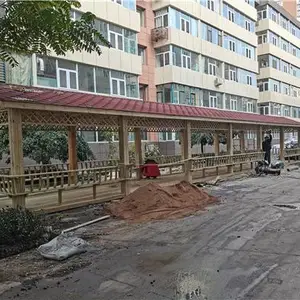 防腐木廊架定制-寿阳防腐木廊架-佰乐防腐木工厂