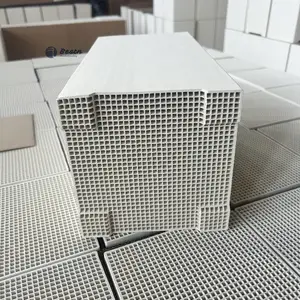 供应堇青石 莫来石蜂窝陶瓷蓄热体 RTO热焚烧炉用
