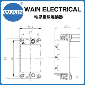 Ψ��WAIN����������HF10B-NUA2ģ����������������ղ�ͷ
