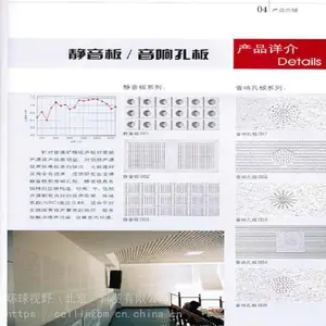 星牌优时吉静音穿孔异形矿棉天花板