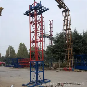 现货供应施工升降机s100型单柱双吊笼升降机