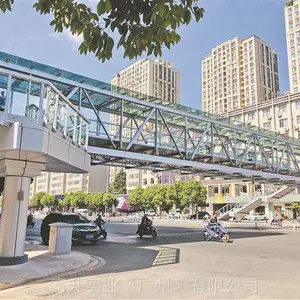 广东厂家定制 专业加工 铝合金人行天桥 人行天桥定制 铝合金天桥