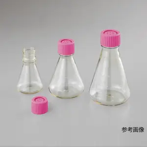 进口实验室用SEF500V可在封闭系统内进行气体置换三角培养瓶(灭菌·PC)