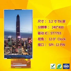炜正供应3.2寸液晶屏 3.2寸tft液晶显示屏 240*400 支持小量