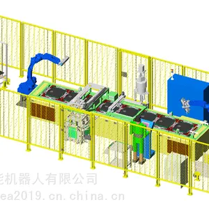 多头灶面盖自动化滴胶,实现自动点胶搬运提高产能