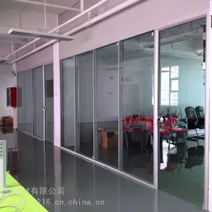 深圳办公室调光智能遥控调光玻璃隔断专业铝合金隔断厂家