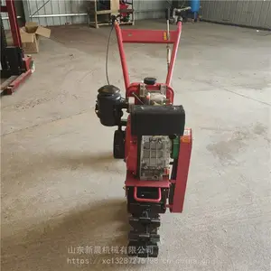 新晨自走式手扶趟地机 农用施肥开沟机 单履带微耕机气死牛犁地扶垄机
