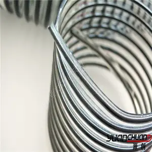 聚氨酯PU软管 环卫车吸污pu钢丝伸缩波纹管 清扫车吸尘软管厂家
