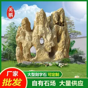 盆景造型原料石 庭院景观大型吸水石 自然假山吸水石 园林造景石