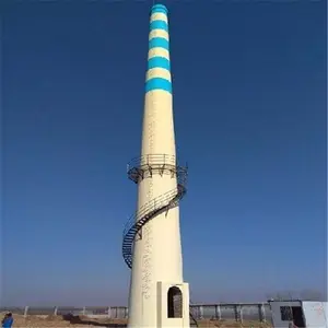 永州烟囱粉刷公司 本地尿素造粒塔绘画 莺舞蝶飞