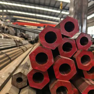 碳钢异型无缝管厂家 大口径六角空心管 外六角内圆钢管 下料零切