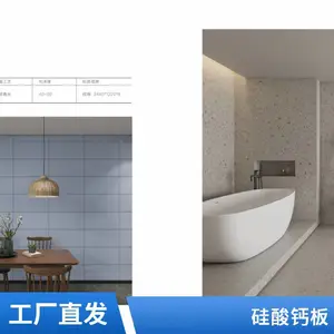 硅酸钙无机预涂板 抗菌防火冰火板 洁净板内墙装饰专用免漆饰面板