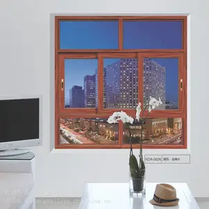佛山门窗厂家铝合金窗户两轨推拉窗阳台窗