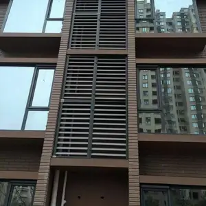 深受广大用户的喜爱组装式百叶窗围栏,浙江衢州锌钢空调栏杆,铝合金百叶空调护栏Q235