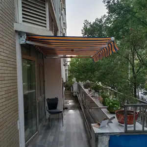 遮阳伞智能遮阳厂 铝合金伸缩遮雨伞 多尺寸定做 科尔新纳遮阳