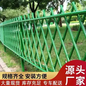 不锈钢仿竹护栏 新农村竹篱笆围栏 黄色竹节管栏杆