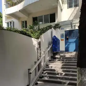 军区家属院安装无障碍爬楼电梯 残疾人曲线电梯 重庆 温州市启运斜挂无障碍机械