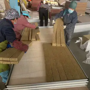 翔展50mm手工岩棉板 防火手工岩棉玻镁板源头工厂