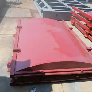 扬禹渠道 泵站5*6米组合式拱形平面铸铁闸门安装技术参数