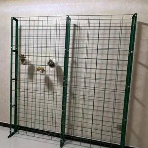 骏朗智能方舱秀珍菇出菇网格架 浸塑食用菌网格架颜色尺寸可定制