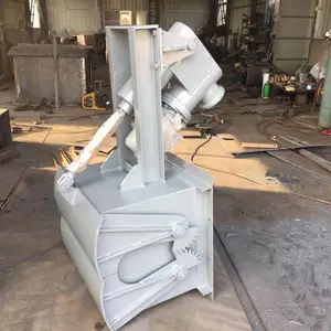 厂家直销电液动鄂式闸门 DEZ-500鄂式放料阀 电液动扇形闸阀