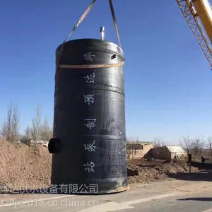 供应无锡常州苏州上海污水提升泵站一体化预制泵站Φ2500mm*5000mm
