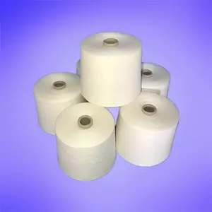 赛络纺精梳涤棉纱32支涤65/精梳棉35针织纱涤棉竹节纱现货供应