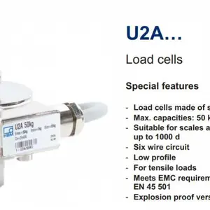 HBM称重传感器U2A-50KG拉压双向