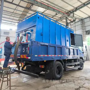 超越 电厂巷道锅炉灰粉煤灰吸灰车 耐高温石英砂铸造砂气力抽料车