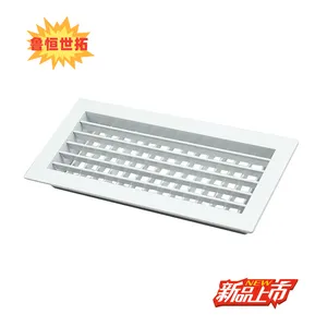 可调节双层百叶式风口 铝合金百叶窗防雨防锈 不易变形 可定制
